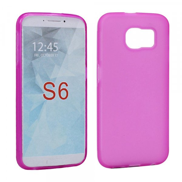 Wholesale Samsung Galaxy S6 TPU Gel Soft Case (Hot Pink)